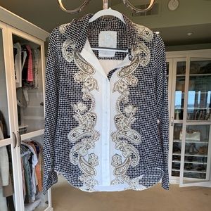 Cino crinkle blouse